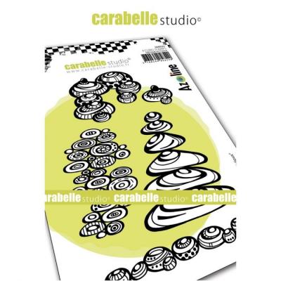Carabella Studio Cling Stamps - Stone Jewelry